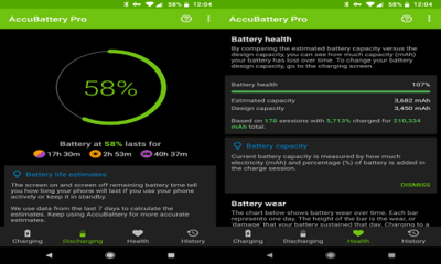 AccuBattery for Android - Increase battery life and check Android battery life free download